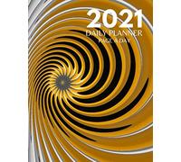 Daily Planner 2021 Page A Day: Daily Calendar Organizer Journal Diary , (Page-A-Day Calendar 2021) , Pretty Gifts For Women Girls Sisters