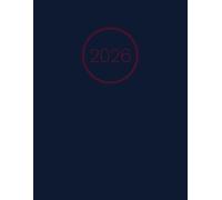 Daily Planner 2026: One Page Per Day Organizer with Goal Setting, Calendar, Password Logbook & Notes - Large 8.5" x 11" Diary