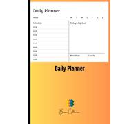 Daily Planner: 24-Hour Schedule Organizer with Meal & Goal Tracker
