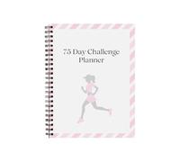 Daily Planner, 75-Day Habit Tracker, Multi-Functional Coil Binding Notepad, 5.51 Inches, Portable Design, Time Tracking, Goal Setting, Task Scheduling, Meal, Workout, Business