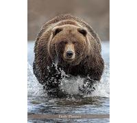 Daily Planner:: Focused Agenda and To-Do List Organizer with Coastal Brown Bear Cover