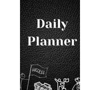 Daily Planner (Undated): Organizer to help improve productivity, time-management, happiness, life and work balance… 6x9 inches, 210 pages | Hardcover ... as a gift, and a great office stationery.