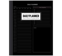 Daily Planner: Weekly And Monthly Agenda Calendar Record & Schedule Organizer Planning Or Calendar Academic Year (Pocket Notebook 1 Year 12 Month)
