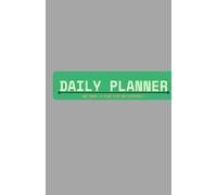 Daily planner: With 365 pages to last you the whole year