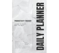Daily Productivity Planner & Tracker with Weekly Progress Analysis and Evaluation - Best for School & Work