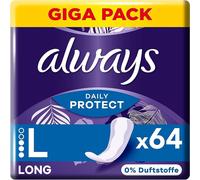 Daily Protect Lot De 64 Protège-Slips Sans Parfum Pour Femme.[G448]