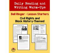 Daily Reading And Writing Warm-Ups Civil Rights And Black History Themed