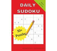 Daily Sudoku Puzzle Book: Sudoku Puzzle Book For Daily Brain Games | Calm The Mind And Relax | 6 x 9 Inches, 110 Pages | 50+ Puzzles | Medium Difficulty | Solutions Included