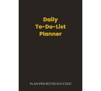 Daily To-Do List Planner: Organize Tasks, Appointments, Meals & Goals for Stress-Free Productivity | 7x10 Inches | 100 Pages