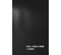 Daily & Weekly Planner & Journal - Black Leather Style Edition - 60-Day Productivity, Goal & Habit Tracker: Plan Your Days, Track Habits, Set Goals and Stay Organized with Dedicated Notes Space