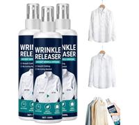 Dailyard Instant Wrinkle Releaser Spray,50ml Fabric Refresher & Wrinkle Release Spray,Spray Defroissant Textile Sans Repassage,No Iron Fabric Smoothing Agent,Use On Cotton,Polyester,Blends (3PC)