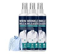 Dailyard Spray Defroissant Textile Sans Repassage, Spray Brume Anti-Plis, Défroissant Sans Repassage, Rafraîchit les Vêtements, Crease Releaser Trigger et Remouvre Les Plis des Tissus (3PC)