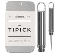 DAILYCARRYCO. Micro tipick Outdoor Cure-dents EDC Porte-clés Outil Camping Pique-nique avec étui de protection