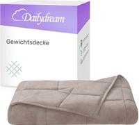 Dailydream couverture de poids thérapeutique en polaire moelleuse, 4,5Kg pour adultes, 135x200cm, rose