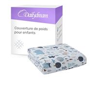 Dailydream Couverture lestée pour enfant, 100 % coton, 2,3 kg, 90 x 120 cm, motif forêt