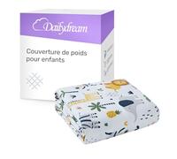 Dailydream Couverture lestée pour enfant en 100 % coton, 2,3 kg, 90 x 120 cm, motif safari