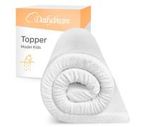 Dailydream Surmatelas 120 x 60 cm, Mémoire de Forme, 5 cm épaisseur, «Edition Kids Clean Ocean, Model M », pour Matelas, canapé ou lit de Camp, sur-Matelas pour Adulte, Memory Foam Mattress Topper