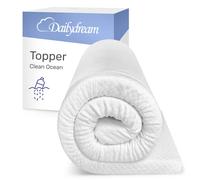 Dailydream Surmatelas 180 x 200 cm, Mémoire de Forme, 5 cm épaisseur, «Edition UK Standard, Model M », pour Matelas, canapé ou lit de Camp, sur-Matelas pour Adulte, Memory Foam Mattress Topper