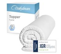 Dailydream Surmatelas 7 Zones 80x200 cm, Mousse de Confort, 6 cm