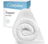 Dailydream surmatelas viscoélastique "Modèle S" avec effet mousse à mémoire de forme, 90x200x3,5cm, Edition "Standard