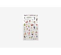 Dailylike Autocollants en PVC Daily Sticker Daily 2 formes et motifs assortis 9 x 18,5 cm.