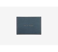 Dailylike Carte de vœux bleue Je t'aime 9,7 x 7 cm.