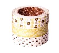 Dailylike Lot de 3 rubans adhésifs coton seed 15 mm x3 m.