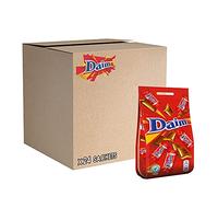 DAIM - 24 Sachets de 140g de Bonbons - Bonbons au Chocolat au Lait et Éclats de Caramel - Emballages individuels - Lot de 24x140g