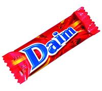 Daim - Barre de Chocolat au Lait et Éclats de Caramel - Pack de 36 barres (28 g)