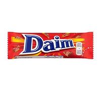 Daim - Barre de chocolat au caramel croquant - lot de 6 barres de 28 g
