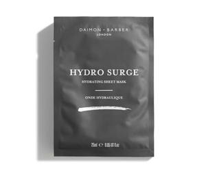 Daimon Barber Men's Hydrating Hydro Surge Face Sheet Mask, 1 Sheet
