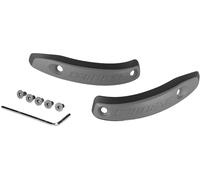 Dainese 16 Bottes en plastique Slider Kit, noir/gris, Taille unique