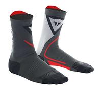 Dainese 3941 Thermo Mid Socks Chaussettes fonctionnelles Noir/rouge
