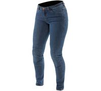 Dainese 5-Pocket Denim Slim Plus, femme en jeans 34 Bleu Bleu