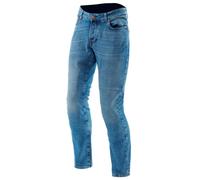 Dainese 5 Pocket Regular Tapered Jeans de moto, bleu, 31