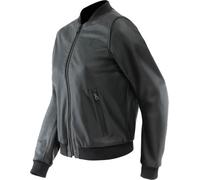 Dainese Accento, veste en cuir perforé femmes 50 Noir Noir