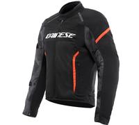 Dainese Air Frame 3, veste en textile 62 Noir/Rouge Néon Noir/Rouge Néon