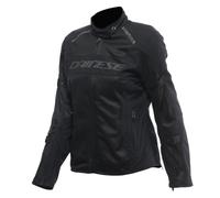 DAINESE - Air Frame 3 Tex Jacket Wmn, Veste de Moto d'été en Tissu avec Doublure Coupe-Vent, Femme, Black/Black/Black, 44