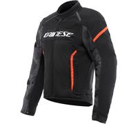 Dainese Blouson moto Air Frame 3 Tex Jacket – été – Noir/Rouge Fluo