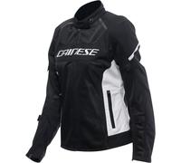 Dainese Air Frame 3 Veste textile de moto pour dames, noir-blanc, taille 52 pour femmes
