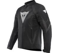 Dainese Veste de moto Herosphere Air Tex – Été ventilée, protections douces – Homme Noir/Blanc 56