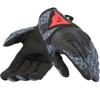 DAINESE - Air-Maze Unisex Gloves, Gants de Moto Eté, Tissu Maille, Protège Doigts, Ecran Tactile, pour Hommes et Femmes, Noir/Iron Gate, XXXL