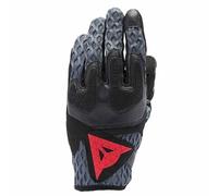 DAINESE - Air-Maze Unisex Gloves, Gants de Moto Eté, Tissu Maille, Protège Doigts, Ecran Tactile, pour Hommes et Femmes, Noir/Iron Gate, XS