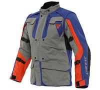 Dainese Alligator Tex Veste textile de moto, gris/bleu, 48