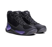 Dainese - Atipica Air 2 Anniversario Shoes, Chaussures Moto D'Été, Tissu en Maille, Renforts De Protection, Semelles Asymétriques Groundtrax, Chaussures pour Hommes, Noir/Iridescent, 46