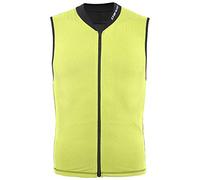 Dainese - Auxagon Vest, Gilet de Protection pour Le Ski, Protection Dorsale pour Le Ski, Vert Acide/Noir, pour Hommes et Femmes