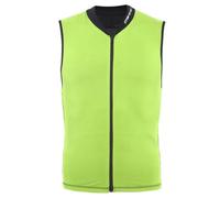 Dainese - Auxagon Vest, Gilet de Protection pour le Ski, Protection Dorsale pour le Ski, Vert Acide/Noir, pour Hommes et Femmes