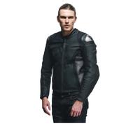Dainese Avro 5 Blouson en cuir Noir/Anthracite/Blanc 48 homme