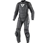 Dainese Avro Div. D1 Costume en cuir de moto de deux dames de pièce, noir-gris, taille 88 pour femmes