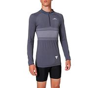 Dainese Awa Zip Jersey 3 T-Shirt de VTT Homme, Ombre-Blue, FR : XL (Taille Fabricant : XL)